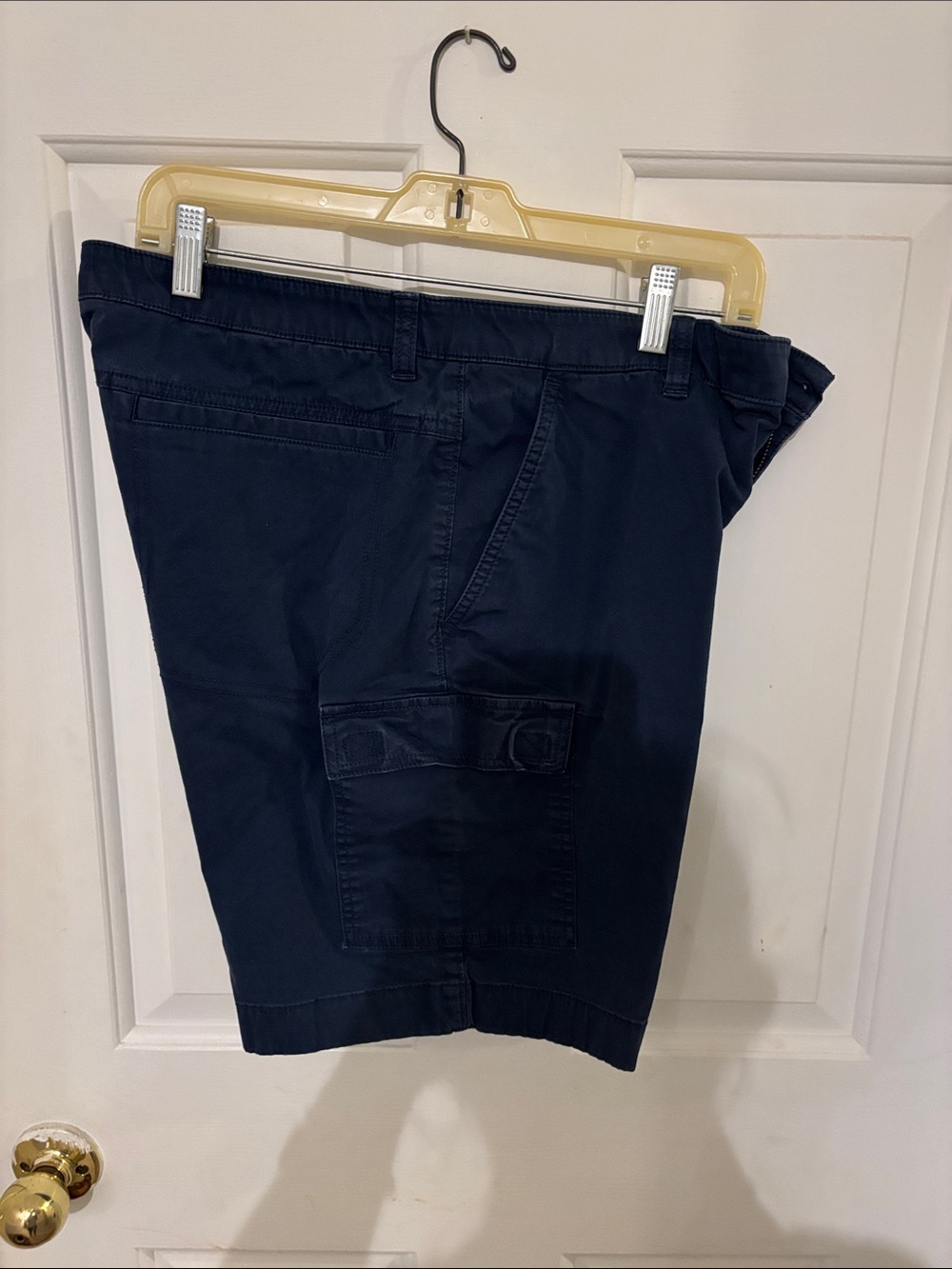 Savane Men's Navy Cargo Shorts - Utility Pocket Style